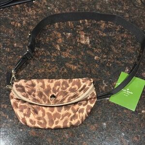 Kate Spade Leopard Print Taylor Crossbody Bag circa 2019